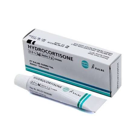 HYDROCORTISONE ACETATE KIMIA FARMA 2.5% CREAM 5 GRAM TUBE