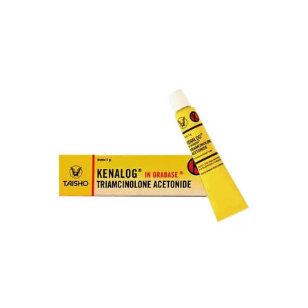 KENALOG IN ORABASE 0.1% CREAM 5 GRAM TUBE