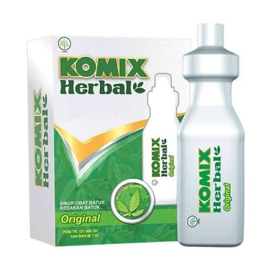 KOMIX HERBAL ORIGINAL SIRUP 15 ML BOX 4 TUBE