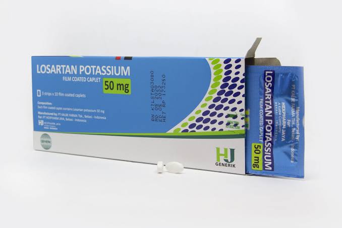 LOSARTAN HEXPHARM JAYA 50 MG BOX 30 KAPLET