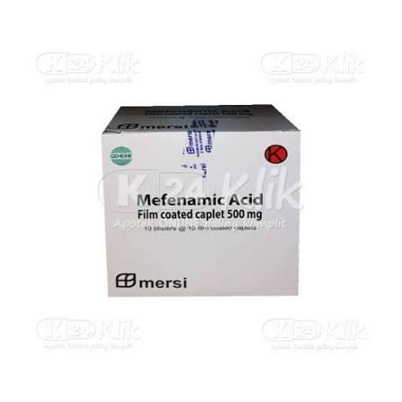 MEFENAMIC ACID MERSIFARMA 500 MG BOX 100 KAPLET