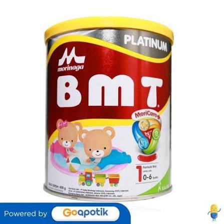 MORINIAGA BMT PLATINUM 1 USIA 0-6 BULAN 400 GRAM KALENG
