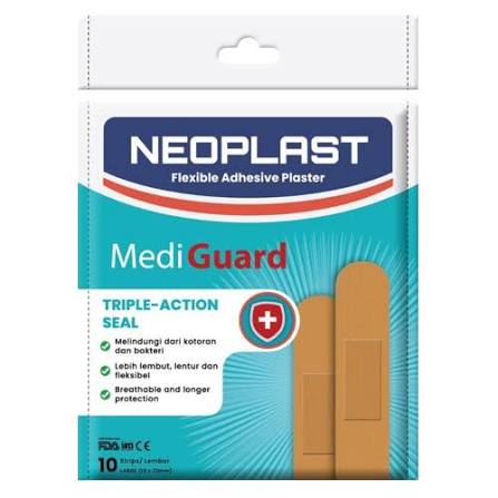 NEOPLAST MEDIGUARD SACHET ISI 10 STRIP