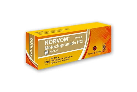 NORVOM METOCLOPRAMIDE HCL 10 MG BOX 100 KAPLET