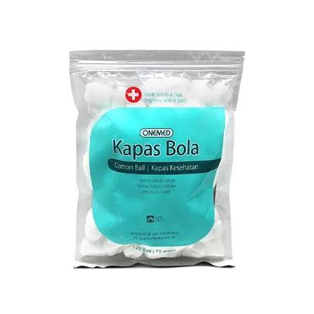 ONEMED KAPAS BOLA 75 GRAM PACK 120 BALL