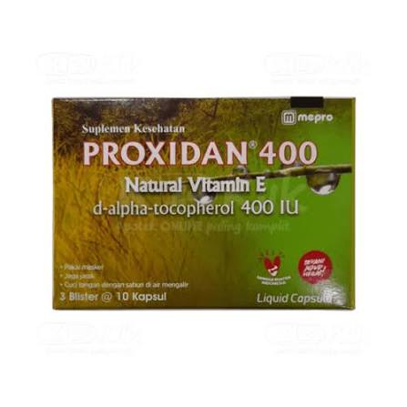 PROXIDAN 400 UI BOX 30 KAPSUL