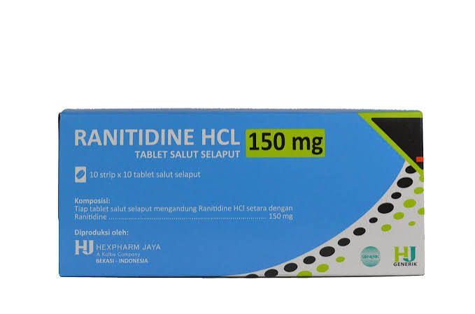 RANITIDINE HEXPHARM 150 MG BOX 100 TABLET