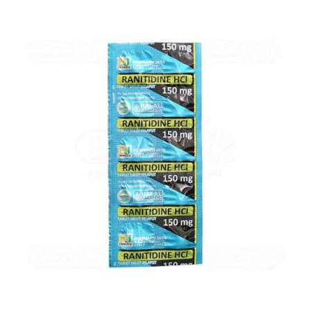 RANITIDINE HEXPHARM 150 MG STRIP 10 TABLET