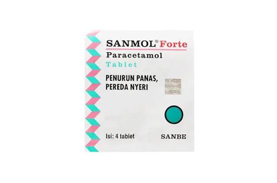 SANMOL FORTE 650 MG STRIP 4 TABLET