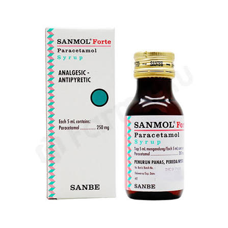 SANMOL SYRUP ISI 60 ML BOTOL