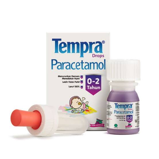 TEMPRA DROPS 0-2 TAHUN RASA ANGGUR 15  ML