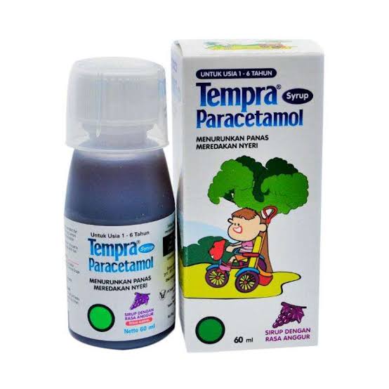 TEMPRA SYRUP RASA ANGGUR 2-6 TAHUN ISI 60 ML BOTOL