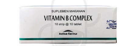 VITAMIN B COMPLEX KIMIA FARMA BOX 100 TABLET
