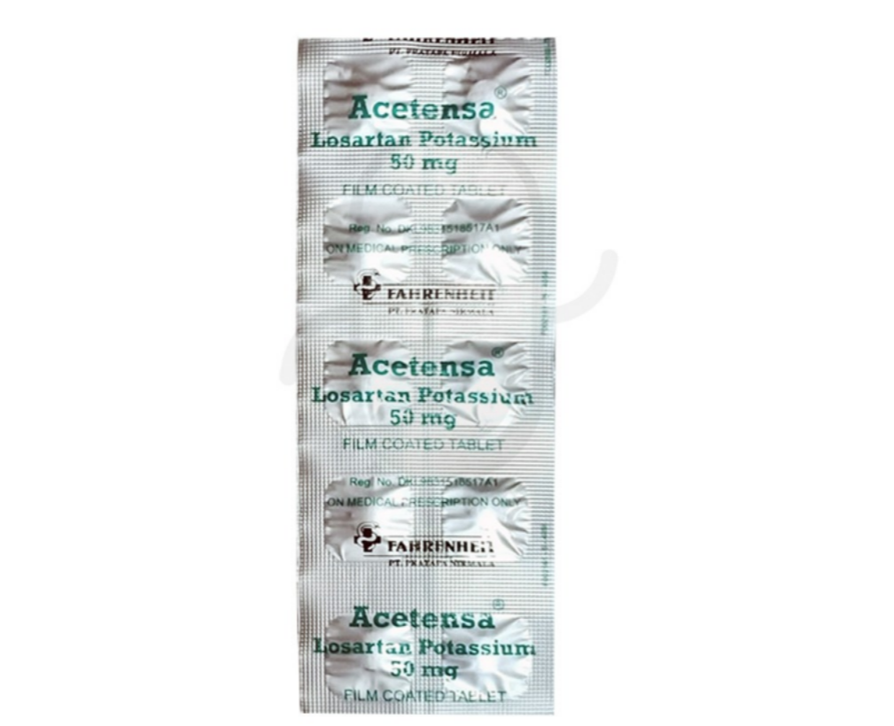 ACETENSA 50 MG STRIP 10 TABLET