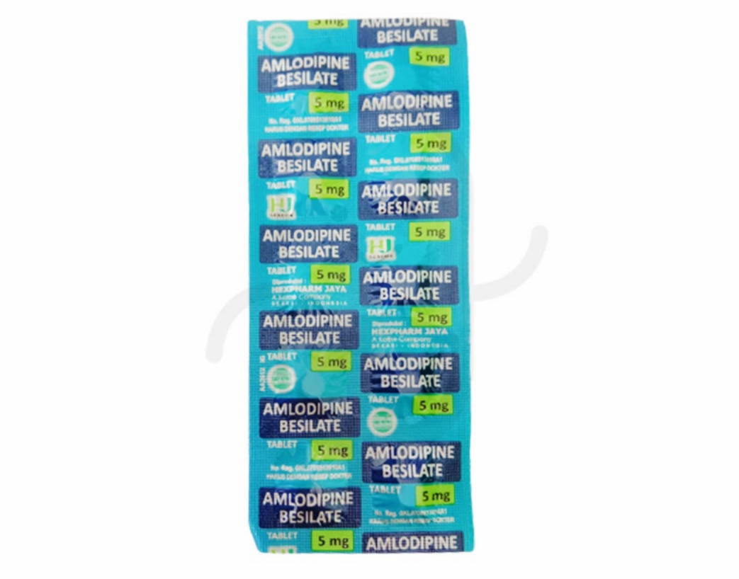 AMLODIPINE HEXPHARM 5 MG STRIP 10 TABLET