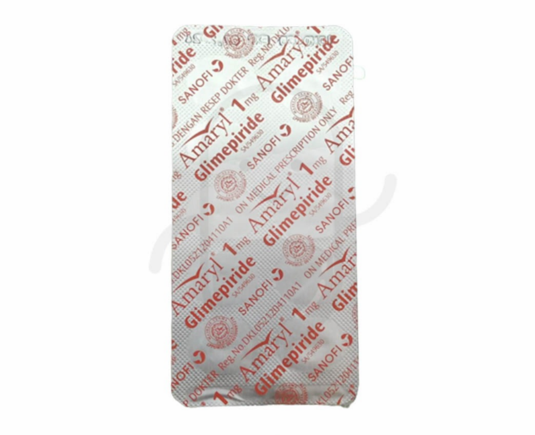 AMARYL 1 MG STRIP 10 TABLET