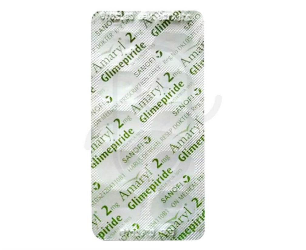 AMARYL 2 MG STRIP 10 TABLET