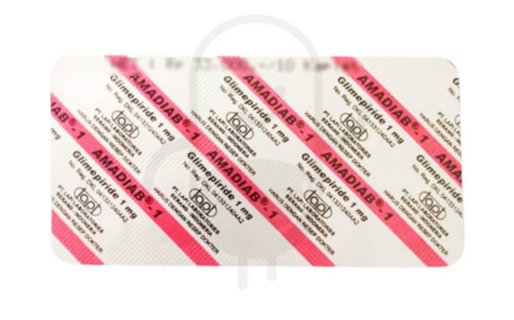 AMADIAB 1 MG STRIP 10 KAPLET
