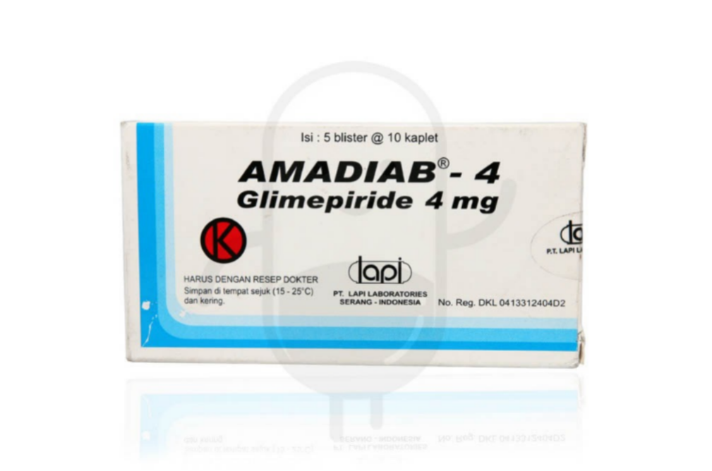 AMADIAB 4 MG BOX ISI 50 KAPLET