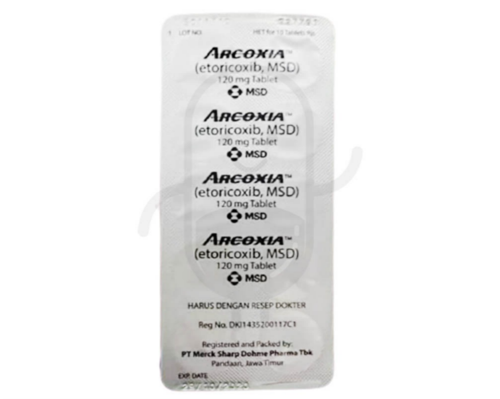 ARCOXIA 120 MG BLISTER 10 TABLET