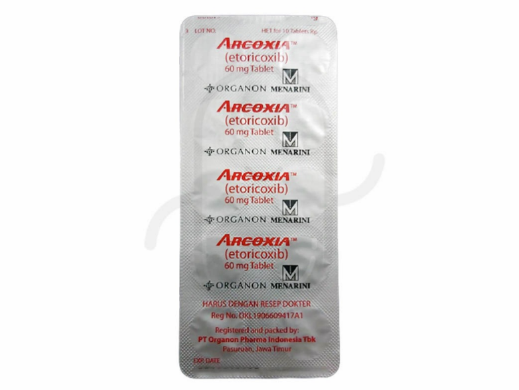 ARCOXIA 60 MG BLISTER 10 TABLET