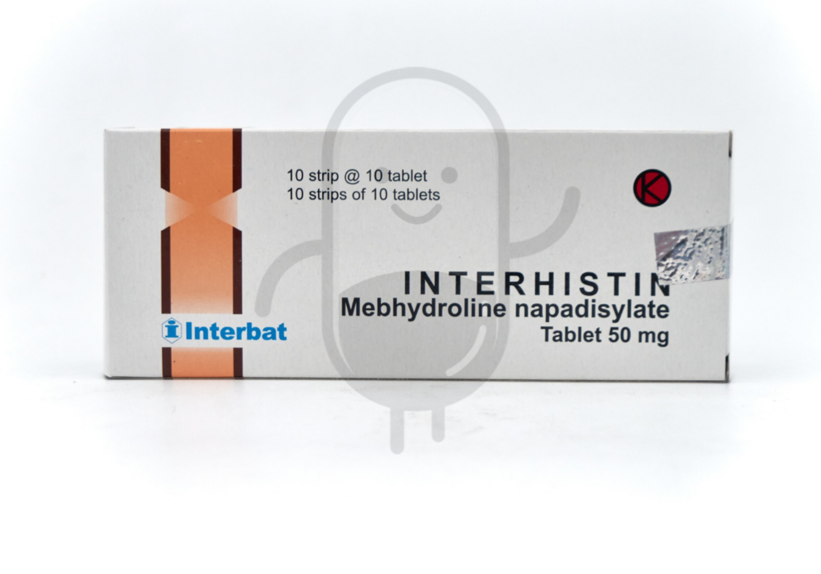 INTERHISTIN 50 MG TABLET BOX