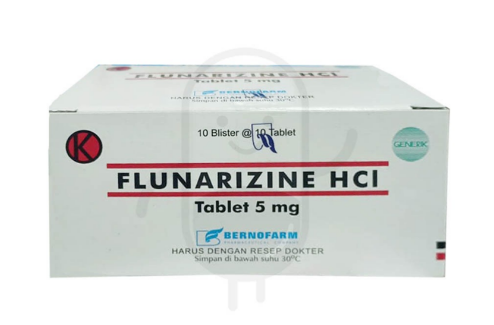 FLUNARIZINE HCL BERNOFARM 5 MG BOX 100 TABLET