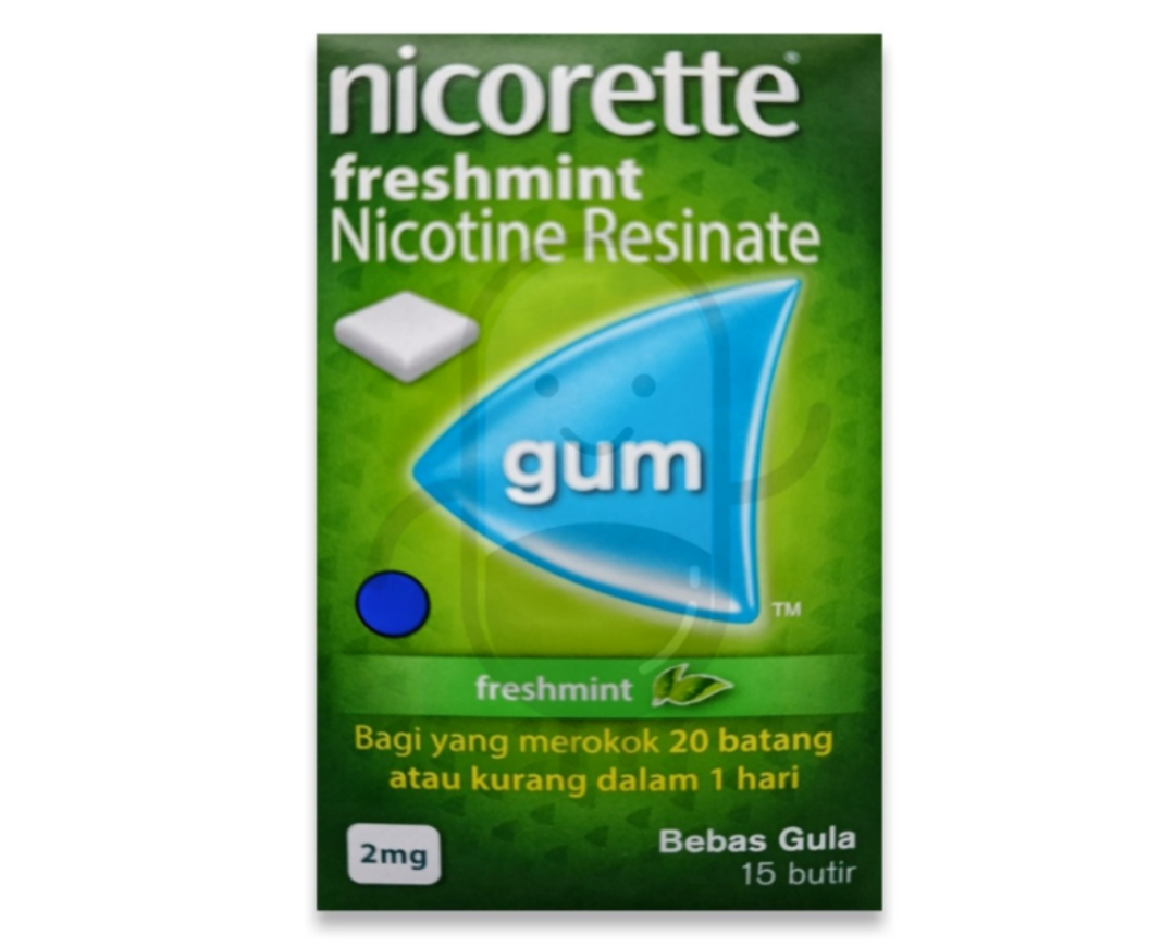 NICORETTE FRESHMINT 2 MG BOX 15 GUM