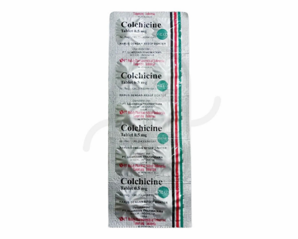 COLCHICINE NULAB 0.5 MG STRIP 10 TABLET