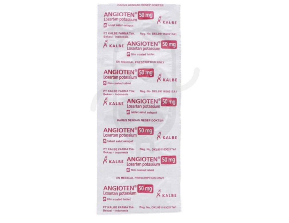 ANGIOTEN 50 MG STRIP 10 TABLET