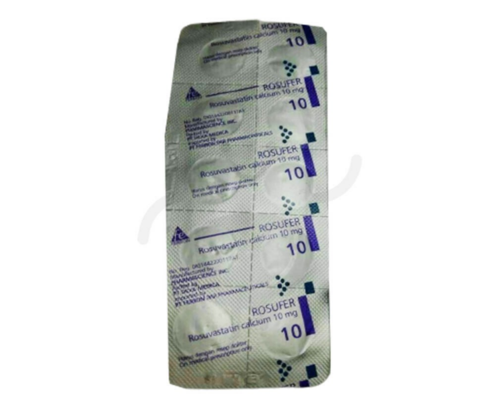 ROSUFER 10 MG STRIP 10 TABLET