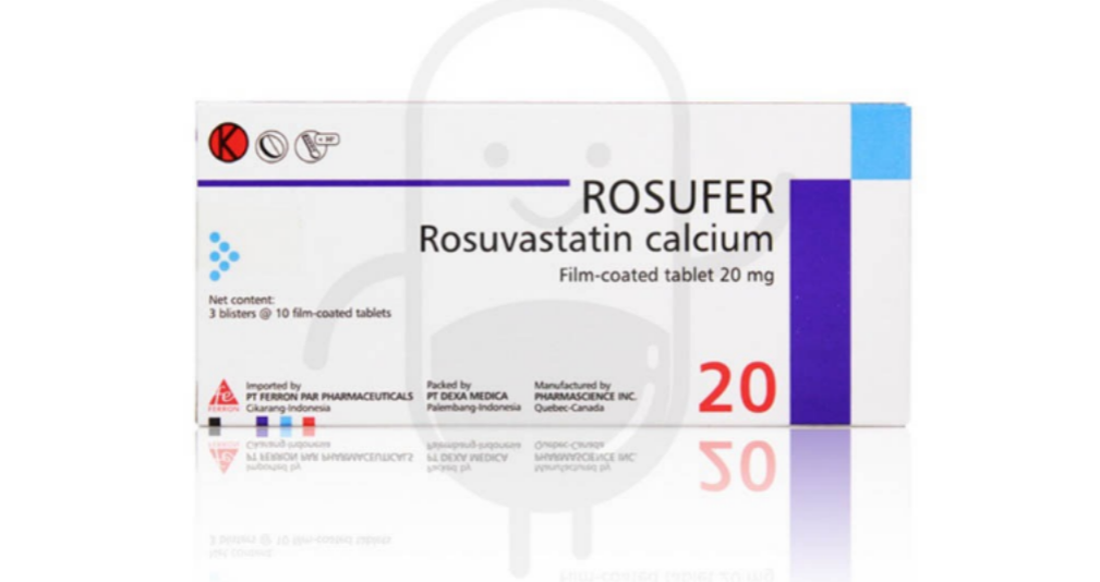 ROSUFER 20 MG BOX 30 TABLET