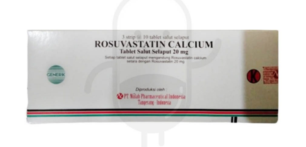 ROSUVASTATIN NULAB 20 MG BOX 30 TABLET