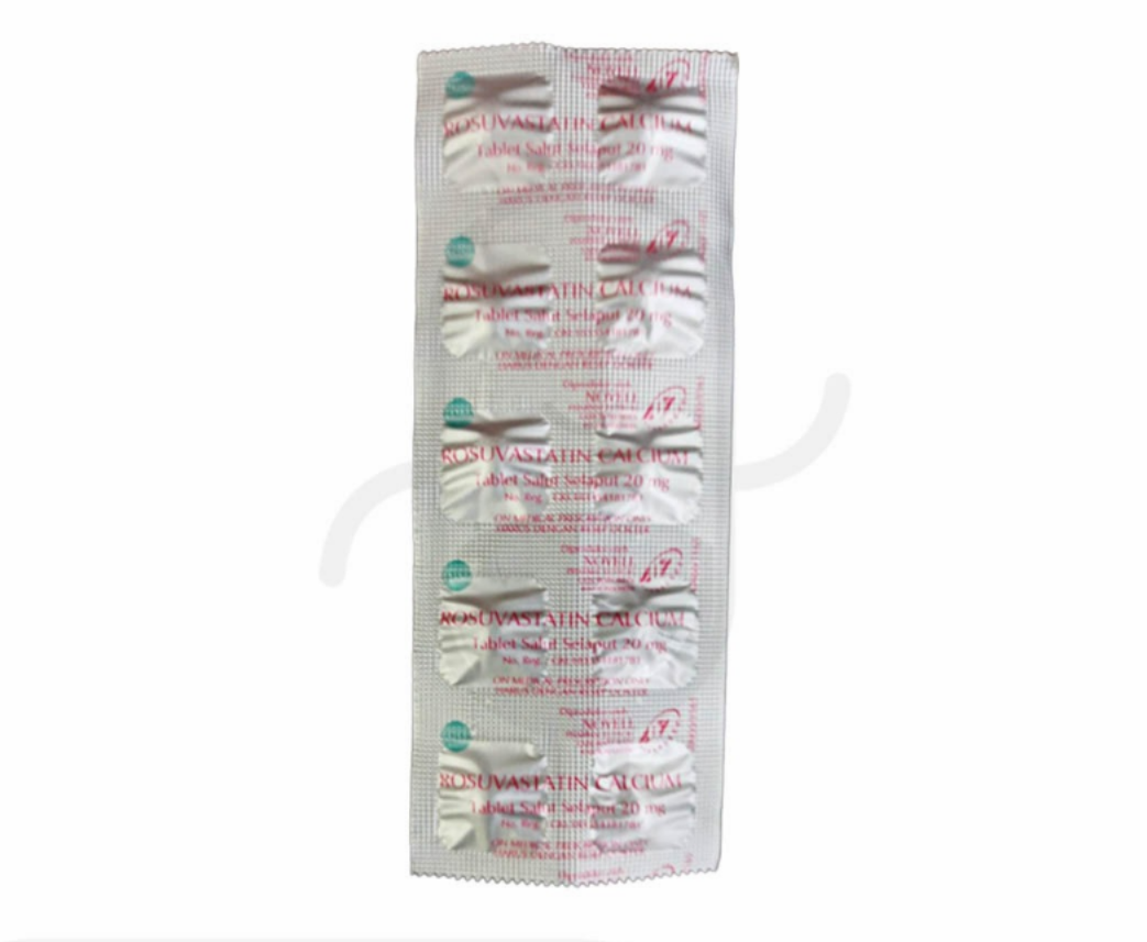 ROSUVASTATIN CALCIUM NOVELL 20 MG STRIP 10 TABLET