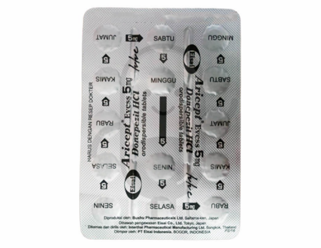 ARICEPT EVESS 5 MG STRIP 14 TABLET