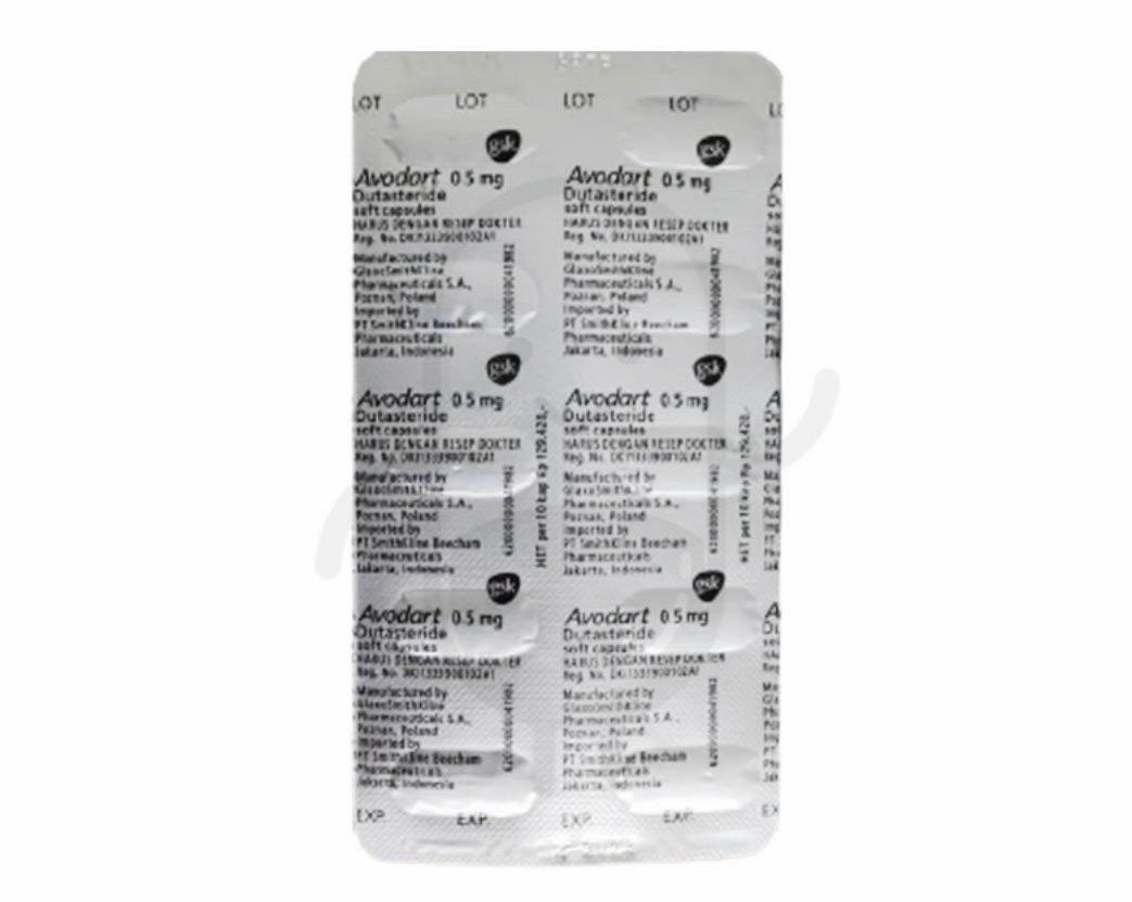 AVODART 0.5 MG STRIP 10 KAPSUL